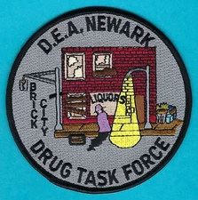 DEA NEWARK NEW JERSEY DRUG TASK FORCE PATCH