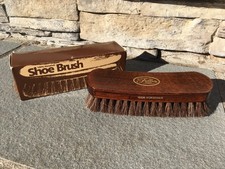NOS Vintage Fuller 100 Horsehair 6 3/4 Shoe Brush 583 w/ Box. Made In Israel
