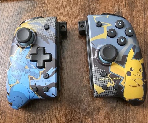 Switch Hori Split Pad Pro - Lucario & Pikachu Controller
