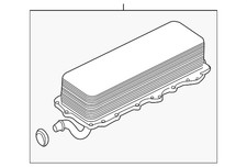 Genuine Jaguar Oil Cooler AJ811959
