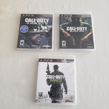 PS3 Call of Duty LOT of 3: MW3, BLACK OPS, GHOSTS