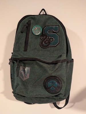 Harry Potter Slytherin Hogwarts Crest Backpack Bag School Pack Hot