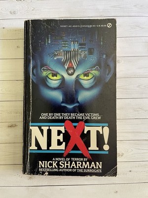 Next! By Nick Sharman (1986 horror paperback)