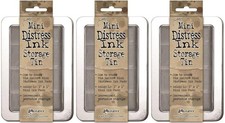 Tim Holtz Mini Distress Ink Storage Tins - Pack of Three Tins