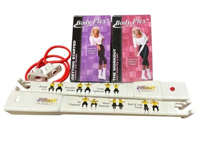   Vintage Body Flex GymBar Complete Fitness Kit 2 VHS