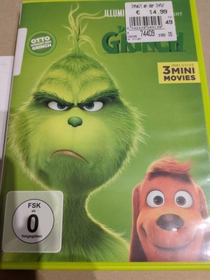 Der Grinch DVD - mit 3 Mini Movie Filme u.a Mit Otto