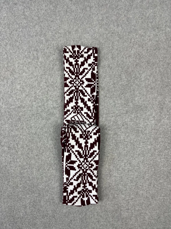 Calcetines de fútbol para mujer Missouri State University Bears granate Adidas estampado por todas partes Foto 3 de 4