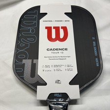 Wilson Cadence Tour 12 Pickleball Paddle Black Light Blue
