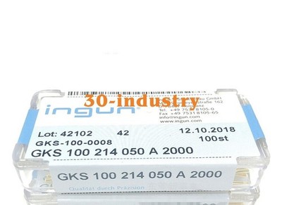100PCS/BOX FOR INGUN GKS100 214 050 A2000 (small four claws) 1.36mm TEST PROBE #