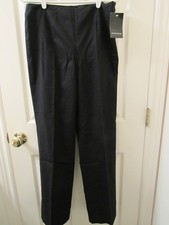 Woman's Jones Wear Flat front straight leg black dress pants, size 4 NWT