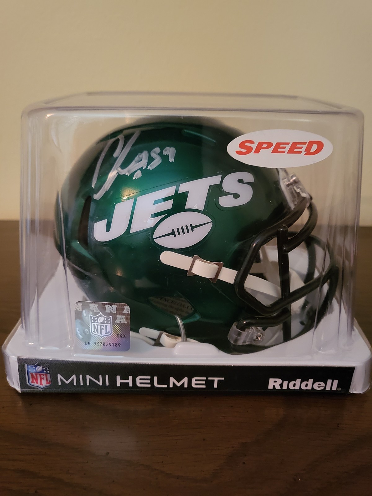 C.J. Mosley Autographed Signed New York Jets Mini Helmet. JSA & PIA Certified 