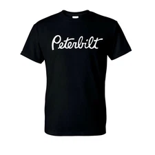 New Peterbilt Trucks Trucker T-Shirt for Men – Simple Design, Sizes S to XL