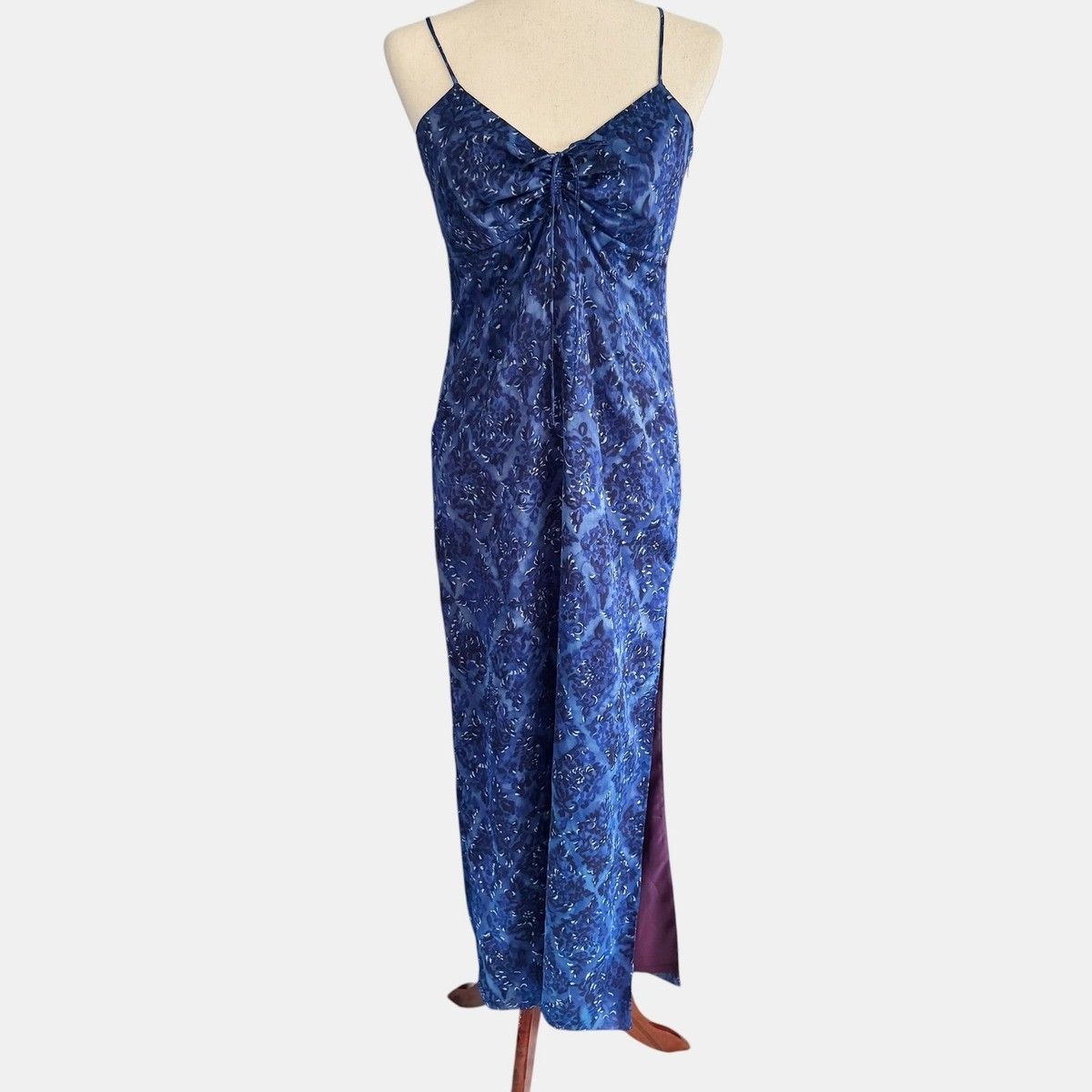 ESPRIT Vintage Y2K 90s maxi Slip dress Whimsigoth fairy grunge 4 6 Phoebe  Buffay | eBay