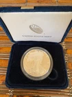 2016 American Silver Eagle 1 oz Uncirculated  Coin, Inc. Case and Velvet Box