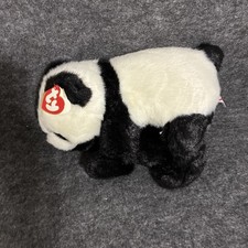 Ty Beanie Buddy Bamboo the Panda Bear 1997 Retired 10” NWMT