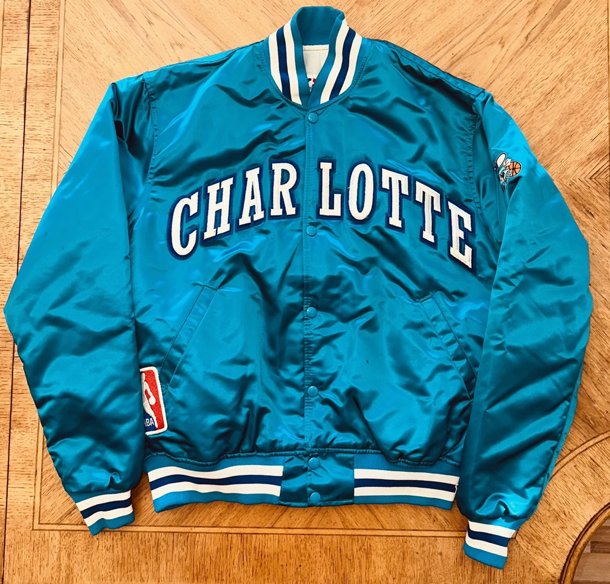 スターターNBAシャーロットホーネッツジャケットCharlotteHornets Nba Vintage Hornets Jacket Men's Charlotte Hornets Starter Teal