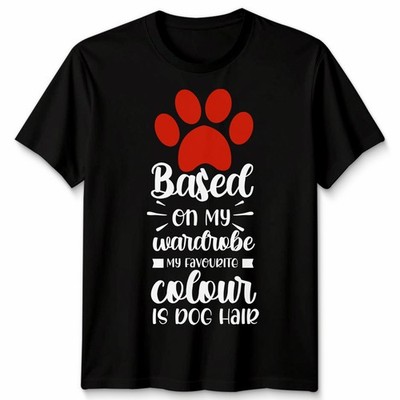 Lustiges T-Shirt Hundebesitzer Meine Lieblingsfarbe ist Hundehaar Haustier Humor T-Shirt Geschenk
