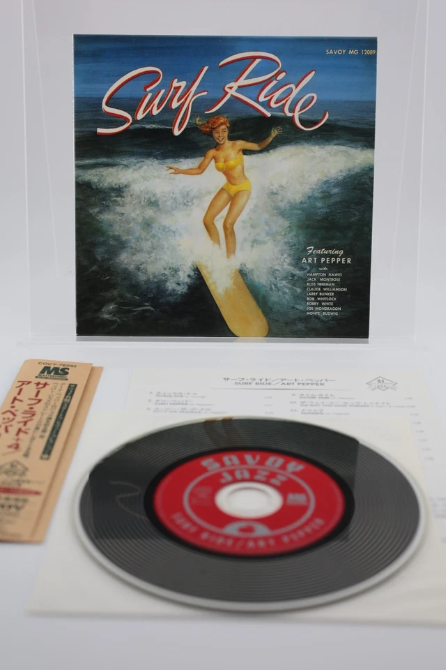 Art Pepper Surf Ride +4 Mini LP CD Savoy Hampton Hawes Jack Montrose Japan Press - Image 3 of 4
