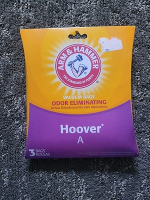 Arm & Hammer Vacuum Bag 2 Pack, Hoover A, Odor Eliminating Replacement Open Box