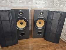 Bowers Wilkins DM602 2-Way HI-FI Speakers 120W Made In England - Excellent