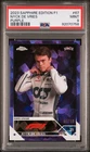 2023 TOPPS CHROME FORMULA 1 SAPPHIRE EDITION PURPLE NYCK DE VRIES RC 9/10 PSA 9
