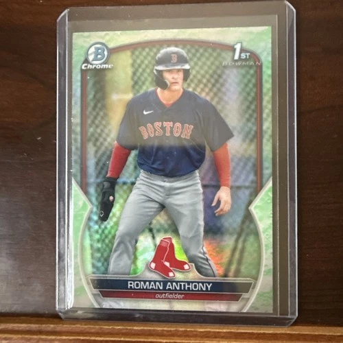 2023 Bowman Chrome Roman Anthony 1st Bowman Lunar Glow Refractor #BCP-71 Red Sox