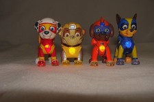 4 Paw Patrol Mighty Pups Light Up Dogs Tested All Work