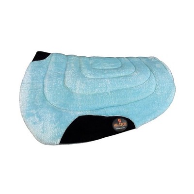 HILASON Western Endurance All Purpose Horse Fleece Saddle Pad Turquoise