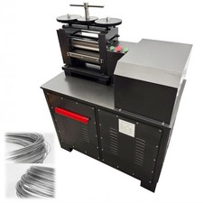 Electric Metal Jewelry Wire Rolling Press Machine 7.5P 220V 1-PH Flat Roller