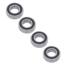4Pcs 62/28-2RS Deep Groove Ball Bearings 28mm Inner Dia 58mm OD 16mm Bore Sealed