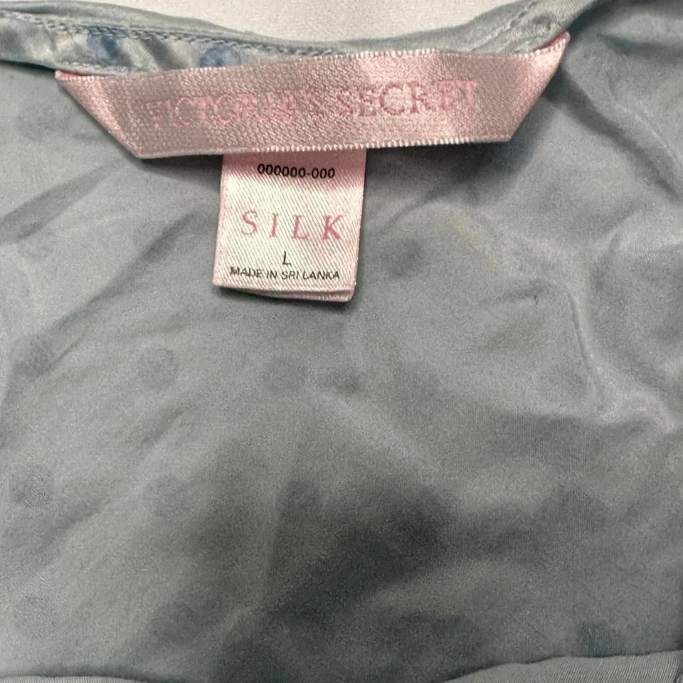 Cami a lunares 100 % seda talla grande Victoria's Secret con correas ajustables Foto 3 de 4
