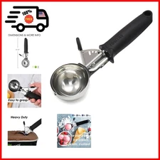 Heavy Duty Ice Cream Scoop, 18/8 Stainless Steel Cookie Scoop for Baking, Kitche