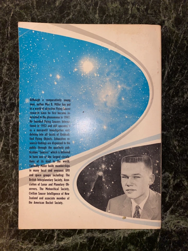 Vtg 1957 FLYING SAUCERS Fact or Fiction by Max Miller Trend Book #145 UFO Aliens Foto 2 de 4