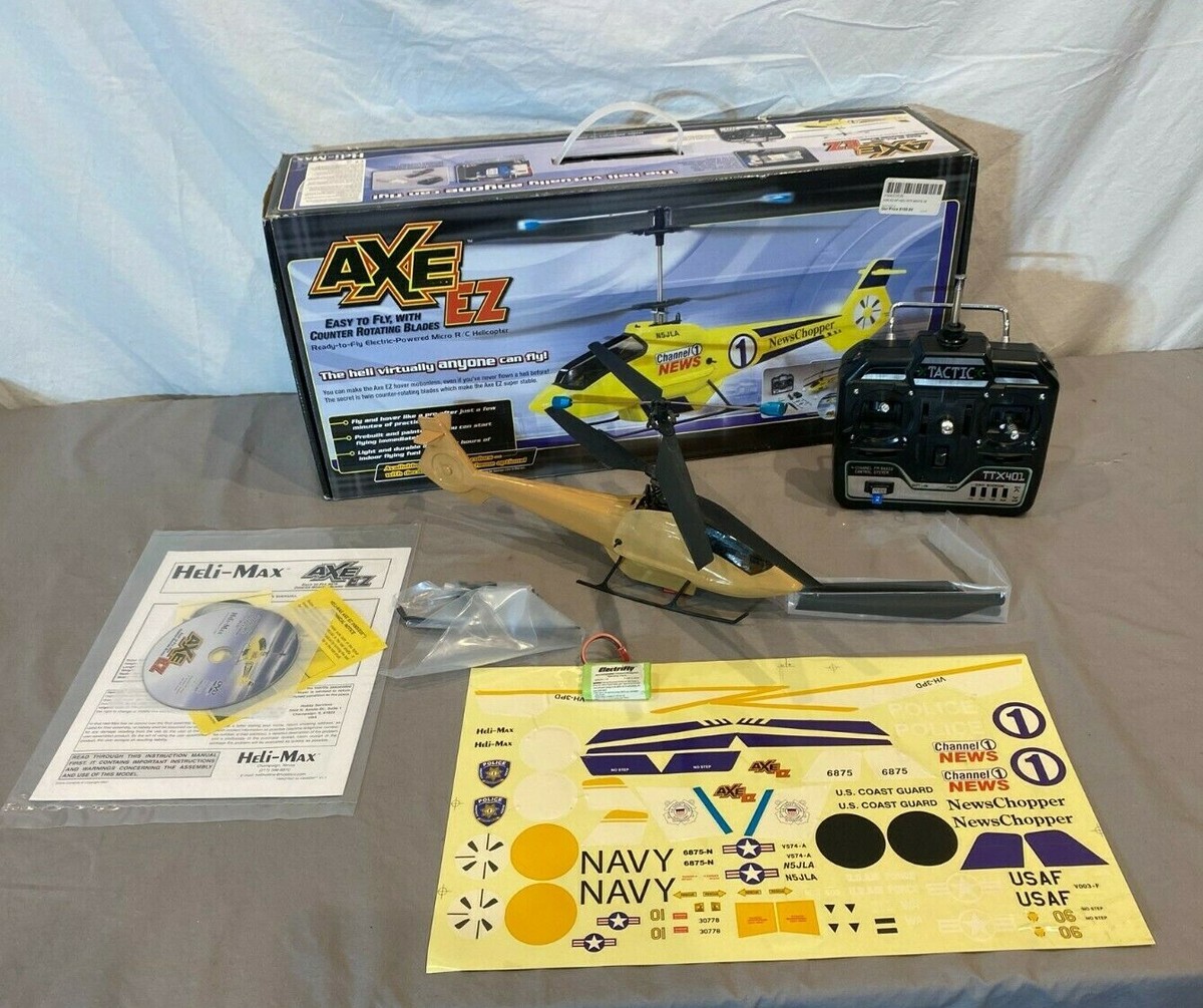 Heli Max AXE EZ HMXE0536 Pre-Built Radio Controlled Helicopter