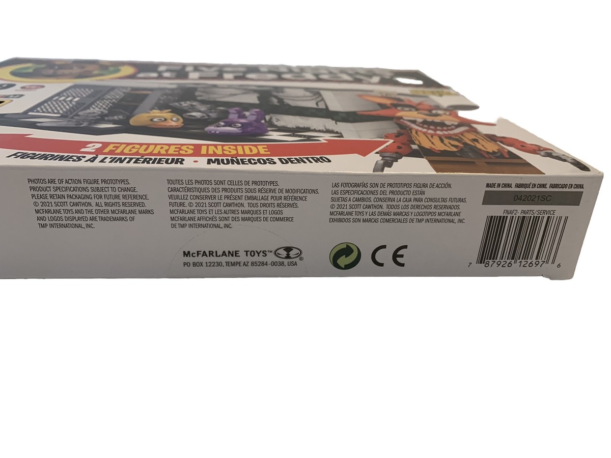 Five Nights At Freddys Parts Service FNAF McFarlane Toys Set 12697