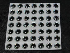 50 Pieces Blank Lure Silver Fishing Eyes UPES