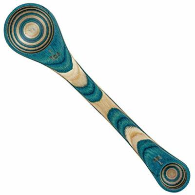 Baltique Mykonos Collection 2 In 1 Wooden Measuring Spoon With Tablespoon And Te