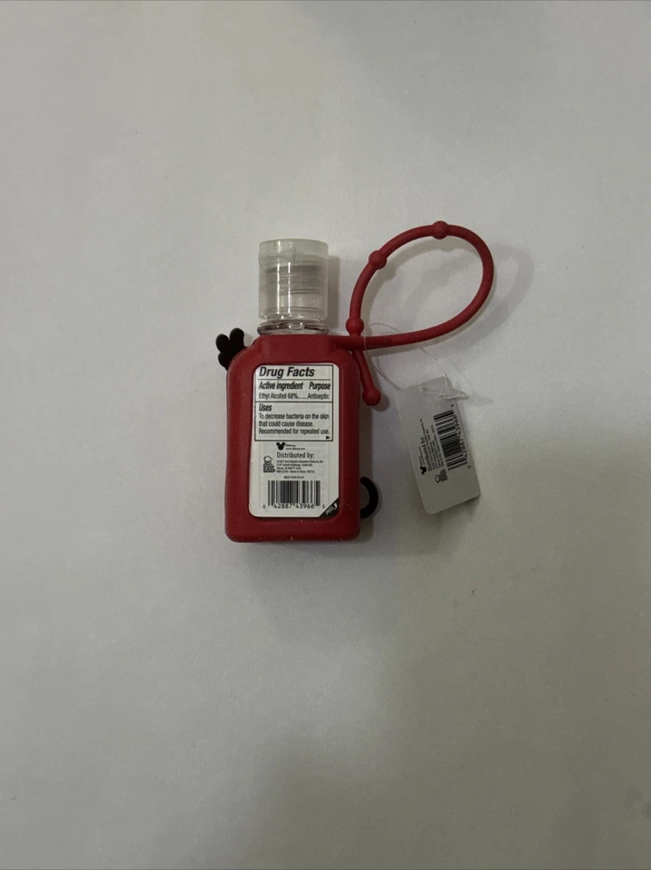 Disney Mickey Mouse Hand Sanitizer With Carrying Case Red Clip On 1 Oz 30 ml - Image 2 of 2