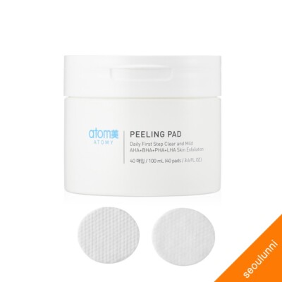 ATOMY Peeling Pad AHA+BHA+PHA+LHA Skin Exfoliation Korean Daily Skincare 40 Pads