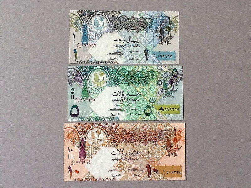 Qatar 3 Note Lot: See Below for List