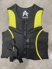 NEW with TAGS ADULT X-LARGE RED AQSENTER Life Jacket Vest Adjustable Vest PFD