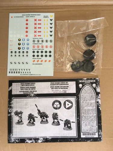 Games Workshop Warhammer 40K: Space Marines Scouts with Sniper Rifles - Picture 3 of 3