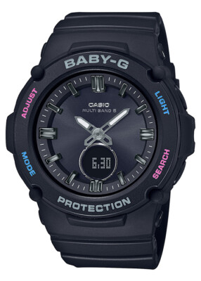 Baby-G 電波ソーラー BGA-2700-1AJF G-2 CASIO BABY-G BGA-2700-1AJF Black Traveler Solor Radio Women's