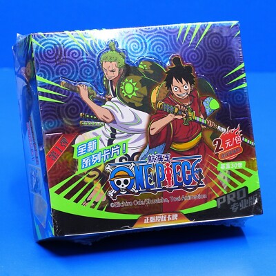SEALED One Piece Trading Cards Booster Box Anime TCG CCG Neon - US
