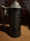 Beer Stein VIP with Pewter Lid With Poem Princess House — photo 2