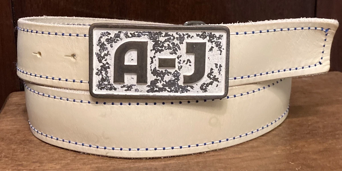 armani jeans leather belt