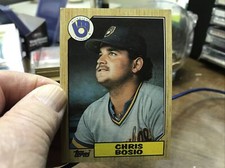 1987 Topps Baseball CHRIS BOSIO FROM VENDING # 448