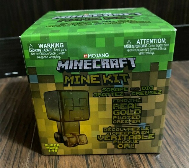 Minecraft Mine Kit Scrape & Dig Mining Hidden Figure Gold Adventure Chest 4x for sale online | eBay