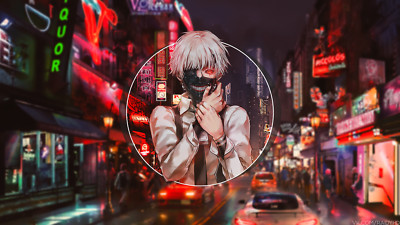 Anime pictureinpicture kaneki ken boys tokyo Playmat Gaming Mat Desk