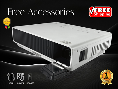 Long-Life Casio XJ-M140 DLP 4K Projector Lamp-Free 2500 ANSI + 1